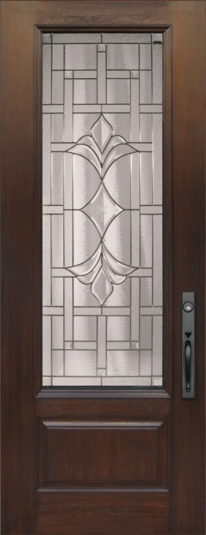 3/4 Lite Marsala - 8’0” Fiberglass Door
