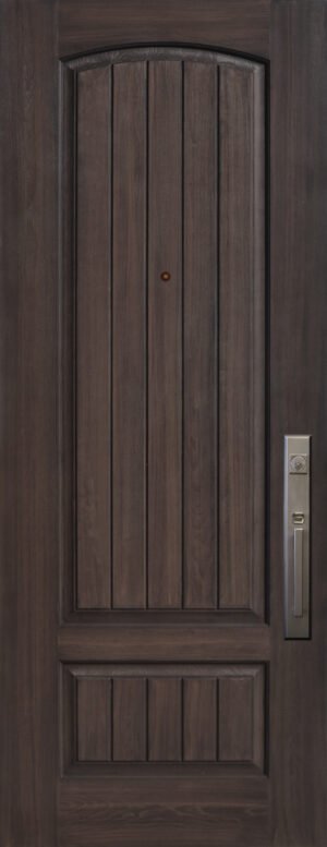 2 Panel Camber V-groove - 8’0” Fiberglass Door