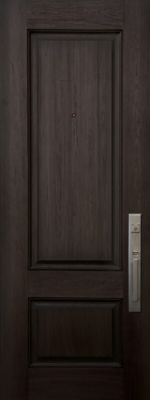 2 Panel Square Smooth - 8’0” Fiberglass Door