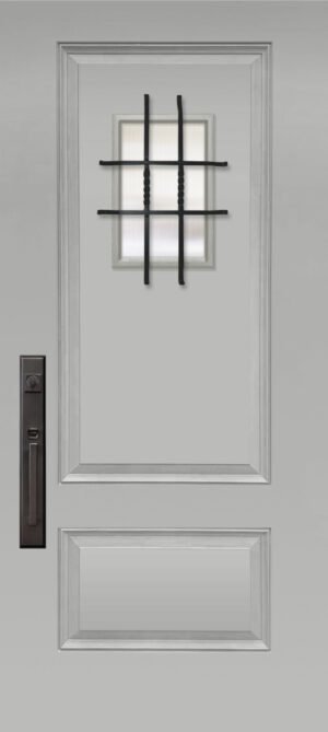 2 Panel Square Speakeasy - 6’8” Fiberglass Door