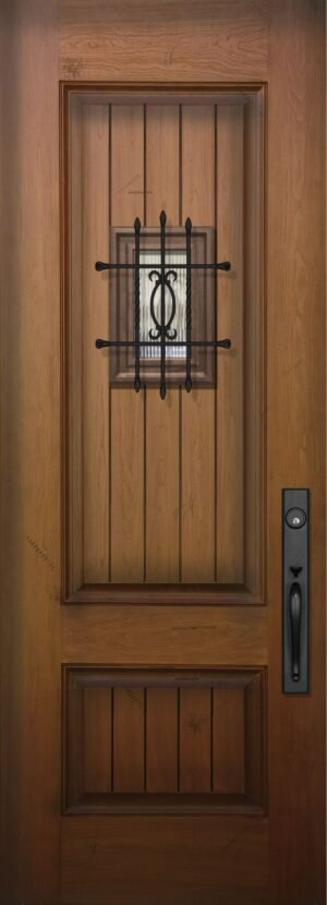 2 Panel Square Speakeasy - 8’0” Fiberglass Door