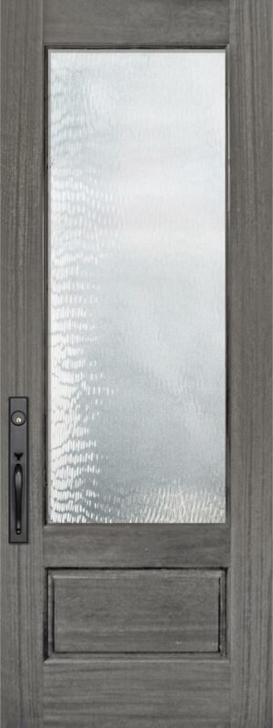 3/4 Lite Mahogany or Alder - 8'0"  Wood Door