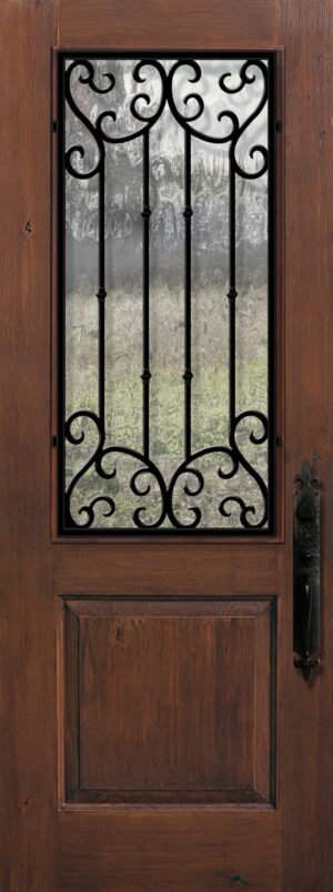 2/3 Lite Valencia - 8'0” Fiberglass Door