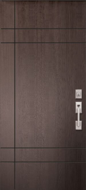 Inglewood Mahogany - 6’8” Fiberglass Door