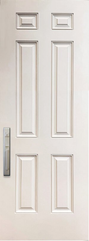 6 Panel - 8’0” Fiberglass Door