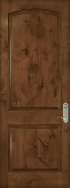 Arch 2 Panel - 8'0" Wood Door