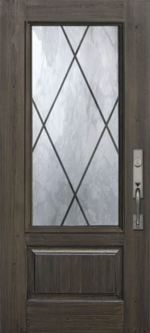 3/4 Lite Sandringham - 6’8” Fiberglass Door