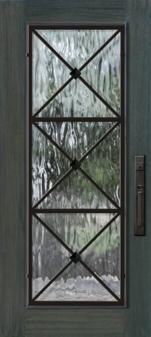 Full Lite Republic - 6'8” Fiberglass Door