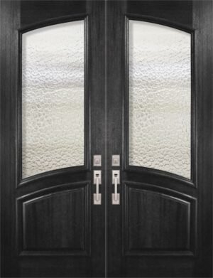 Arch Lite Double with Raised Moulding - 8'0" Wood Door