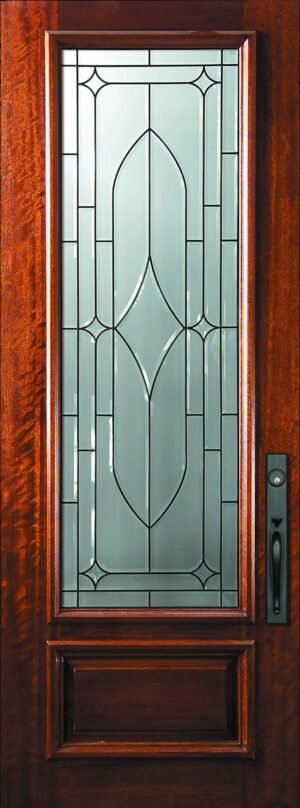 Bourbon Street 3/4 Lite - 8'0" Wood Door