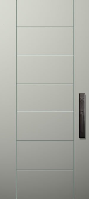 Brentwood Smooth - 6’8” Fiberglass Door