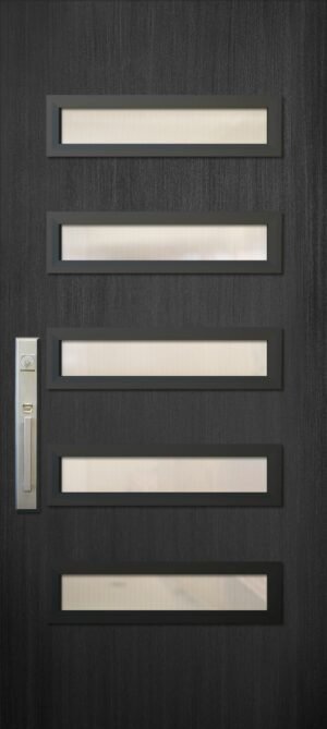 Beverly Mahogany - 6'8” Fiberglass Door