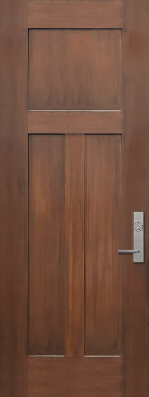 Craftsman 3 Panel - 8’0” Fiberglass Door