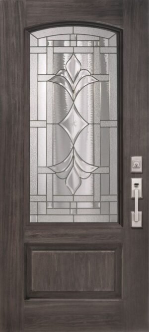 Arch Lite Marsala - 6’8” Fiberglass Door