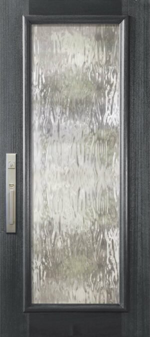 Full Lite Mahogany - 6'8" Wood Door