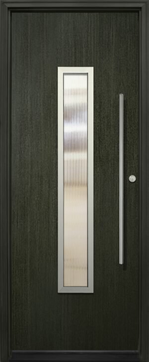 Malibu 1 Lite 42” or 36” Long Pull - 8'0” Fiberglass Door