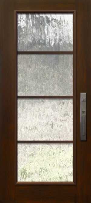 Full Lite SDL 4 Lite Horizontal - 6'8” Fiberglass Door