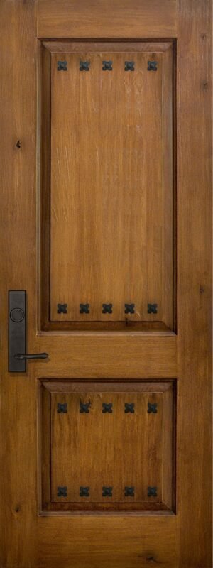 2 Panel with Clavos - 8'0" Fiberglass Door