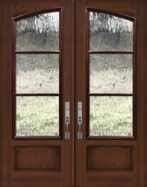 square top arch double 3 lite sdl   80 fiberglass door min