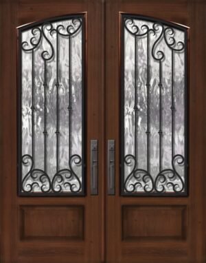 square top arch double valenciatm   80 fiberglass door min