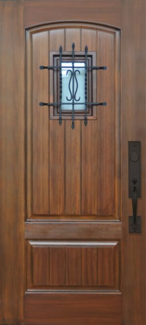 2 Panel Camber Speakeasy - 6’8” Fiberglass Door