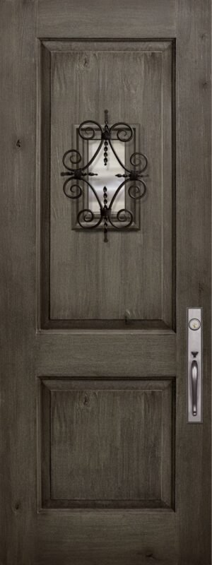 2 Panel Speakeasy - 8'0" Fiberglass Door