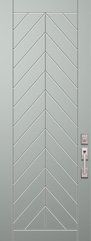 Chevron Smooth - 8’0” Fiberglass Door