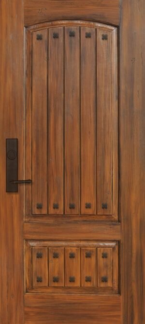 2 Panel Camber with Clavos - 6’8” Fiberglass Door
