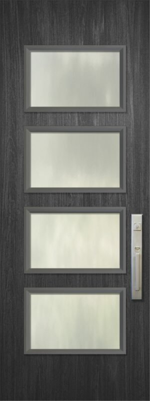 Santa Monica Mahogany - 8'0” Fiberglass Door