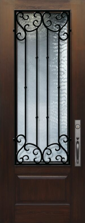 Wrought Iron Fiberglass Doors