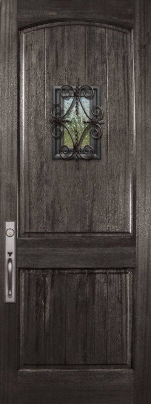 Arch 2 Panel Speakeasy - 8'0" Wood Door