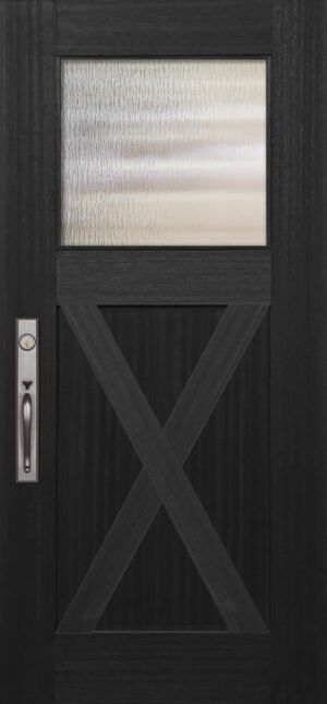 1 Lite SDL X Panel - 6'8" Wood Door