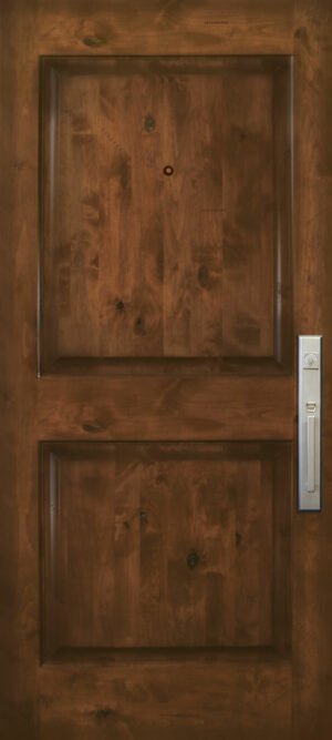 2 Panel - 6'8" Wood Door