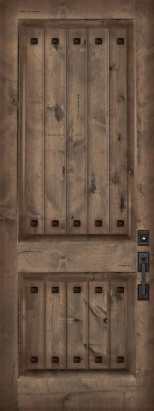 2 Panel with Clavos - 8'0" Wood Door
