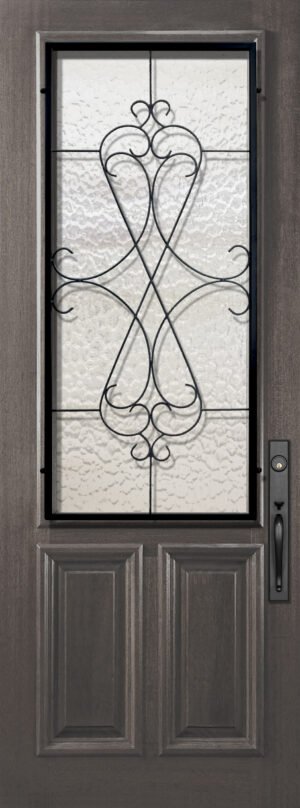 2/3 Lite Navasota - 8'0" Wood Door