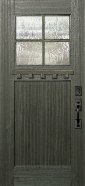 4 Lite SDL 1 Panel - 6'8" Wood Door