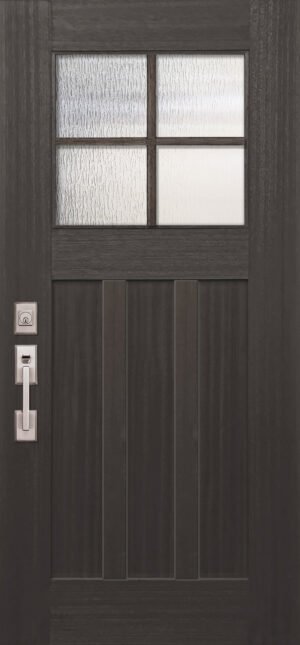 4 Lite SDL 3 Panel - 6'8" Wood Door