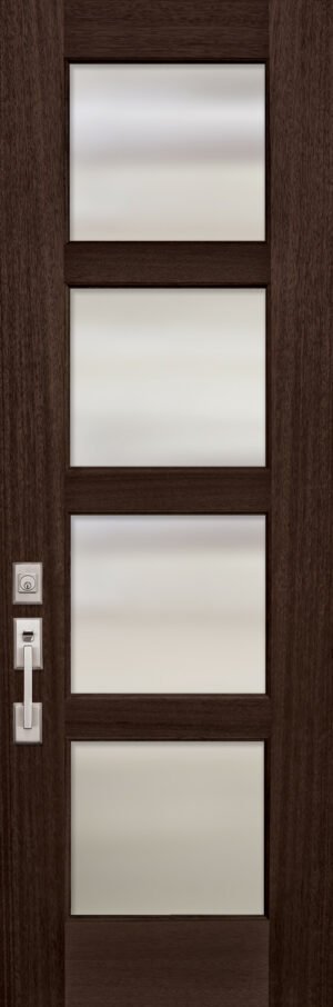 4 Lite TDL Continental - 8'0" Wood Door