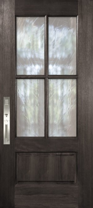 4 lite tdl mahogany   68 wood door