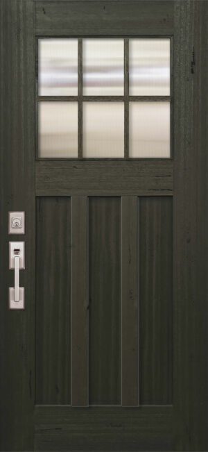6 Lite SDL 1 Panel - 6'8" Wood Door