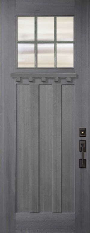 6 Lite SDL 3 Panel - 8'0" Wood Door