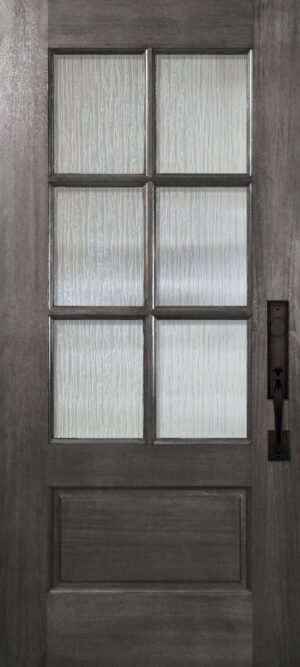 6 Lite TDL Mahogany - 6'8" Wood Door
