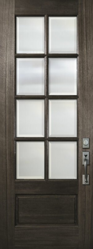 8 Lite TDL Mahogany - 8'0" Wood Door