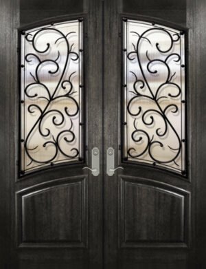 Arch Lite Double Bellagio - 8'0" Wood Door