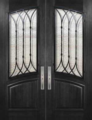 Arch Lite Double Warwick - 8'0" Wood Door