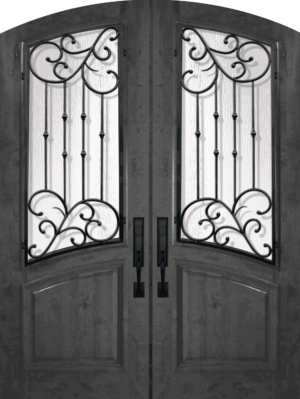 Arch Top Double Catalina - 8'0" Wood Door