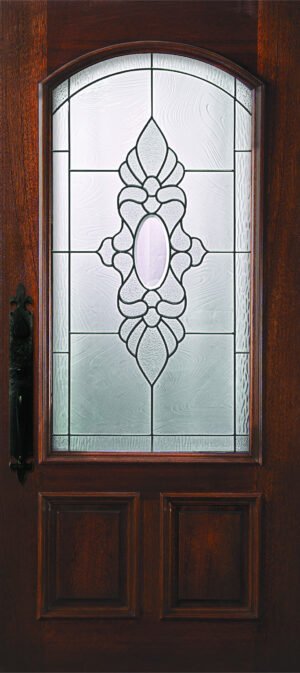 Sabine Arch Lite - 6'8" Wood Door