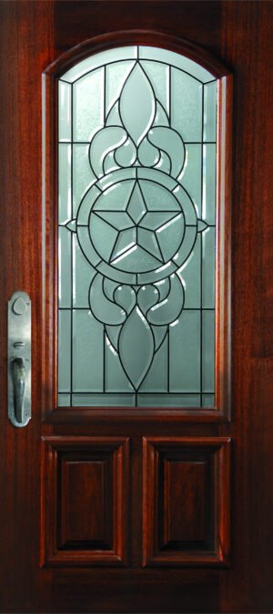 Brazos Arch Lite - 6'8" Wood Door