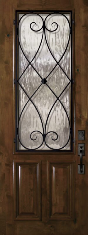 2/3 Lite Charleston - 8'0" Wood Door