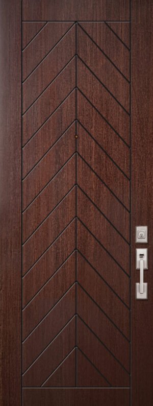 Chevron - 8'0" Wood Door